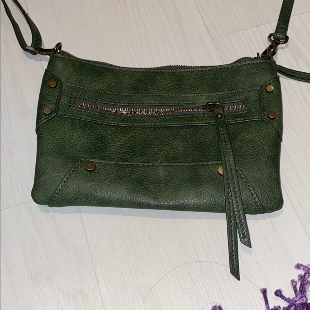 Chico’s army green crossbody bag